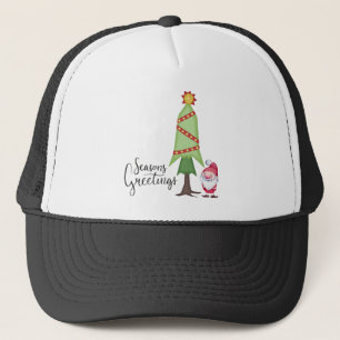 Gnome Seasons Greetings Trucker Hat