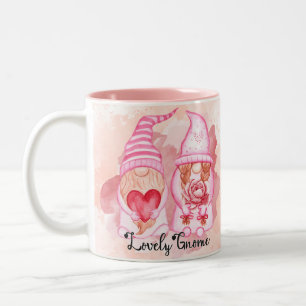 GNOME Sparkly Mug, for Gnome Lovers, Coffe Two-Tone Coffee Mug