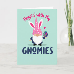 Gnome Spring Holiday Egg Card