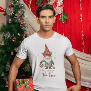 Gnome-tastic Holiday Fun with Our Red Christmas  T-Shirt