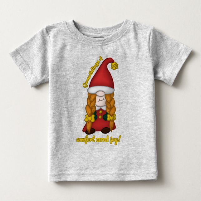 Gnome tidings Pun T-Shirts (Front)