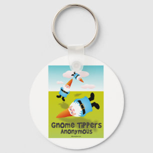 Gnome Tippers Anonymous Key Ring