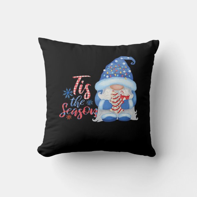 Gnome Tis The Season  Cushion (Front)