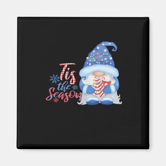 Gnome Tis The Season  Magnet (Front)