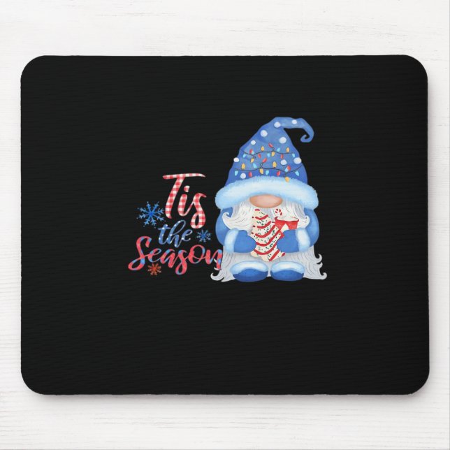 Gnome Tis The Season  Mouse Pad (Front)