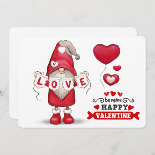 Gnome Valentines Holiday Card