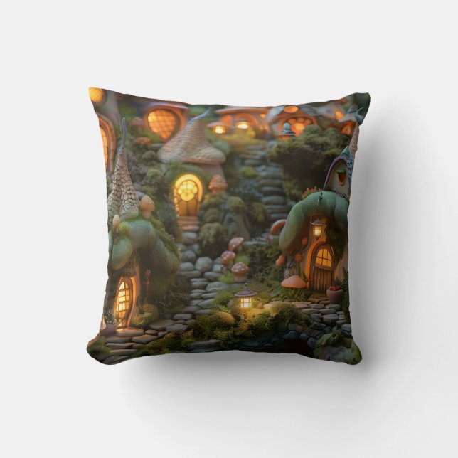 Gnome village cushion (Front)