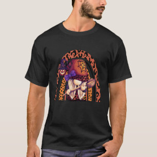 Gnome Witch Halloween Costume Pumpkin Autumn Fall  T-Shirt