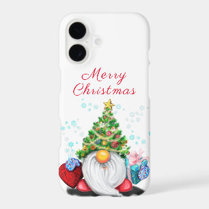 Gnome with Christmas Tree Hat and Gift For You