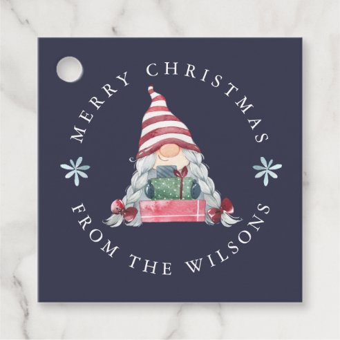 Christmas Gnome Gift Tags &amp; Gift Enclosures | Zazzle.co.nz