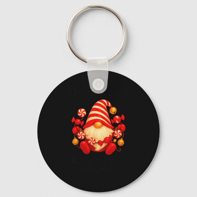 Gnome You Can Just Supercaliforilistic Kissmyadoci Key Ring (Front)