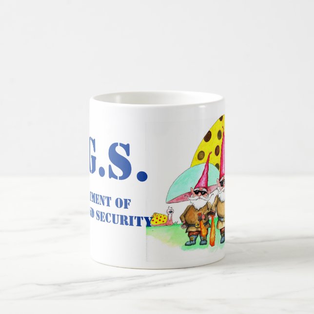 GNOMELAND SECURITY COFFEE MUG (Center)