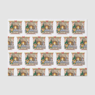 Gnomes at Home Tissue Paper