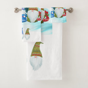 GNOMES BATH TOWEL SET