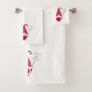 Gnomes Bath Towels