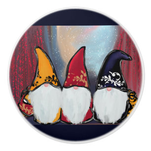  GNOMES         CERAMIC KNOB