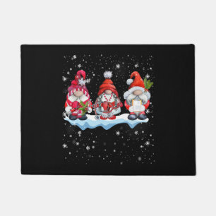 Gnomes Christmas Nurse Phlebotomy Doormat