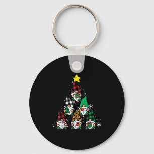Gnomes Christmas Tree Funny Xmas Holidays Men Wome Key Ring