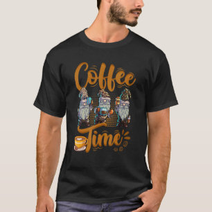 Gnomes Coffee Women Men Barista Gnomes Coffee T-Shirt