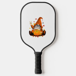 Gnomes Fall Autumn Cute Halloween Thanksgiving Lon Pickleball Paddle
