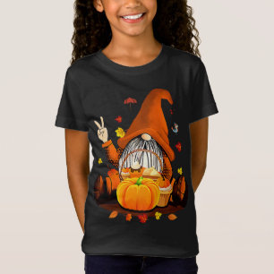 Gnomes Fall Autumn Cute Halloween Thanksgiving T-Shirt