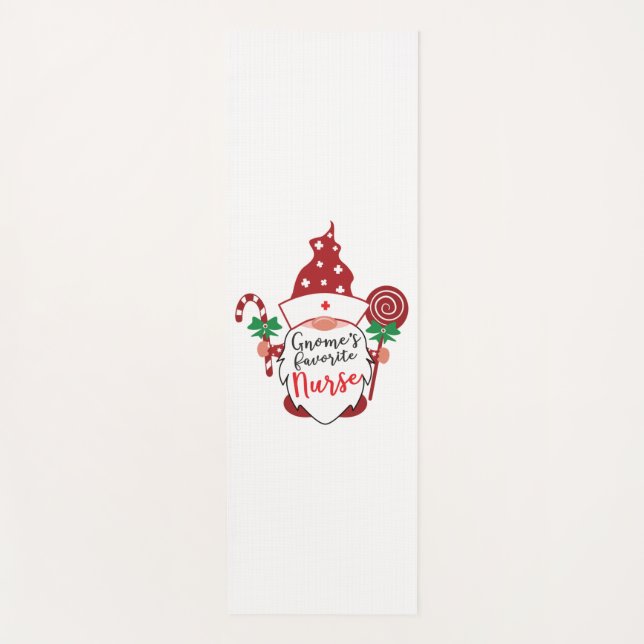 Gnome's Favourite Nurse   Yoga Mat (Front)