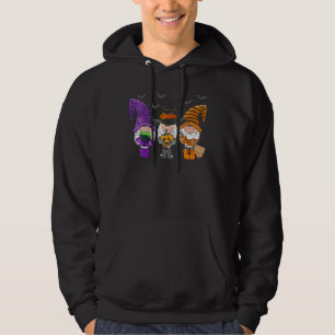 Gnomes Halloween Cute Autumn Pumpkin Fall Hoodie