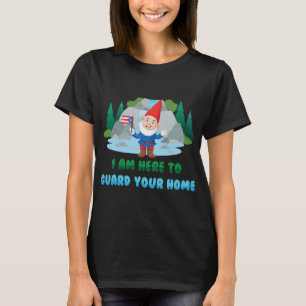 Gnomes - I Am Here To Guard Your Home - Puerto Ric T-Shirt