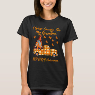 Gnomes I Wear Orange For My Grandpa RSD CRPS Aware T-Shirt