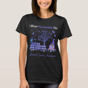 Gnomes I Wear Periwinkle For Stomach Cancer Awaren T-Shirt