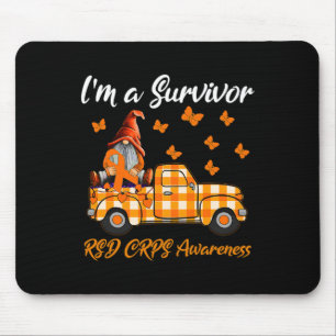 Gnomes I'm A Survivor Rsd Crps Awareness  Mouse Pad