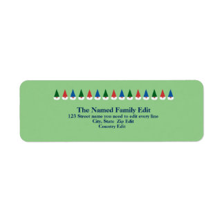Gnomes in a Row Return address labels
