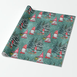 Gnomes In Winter Wrapping Paper