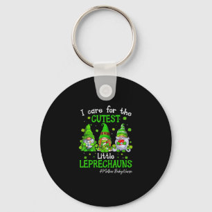Gnomes Mother Baby Nurse St Patrick's Day Leprecha Key Ring