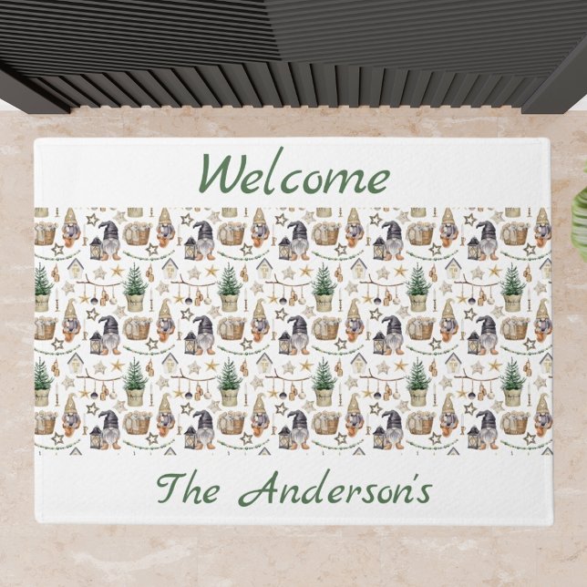 Gnomes nordic style farmhouse welcome doormat (Creator Uploaded)