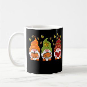 Gnomes Pumpkin Turkey Thanksgiving Day Cute Fall A Coffee Mug