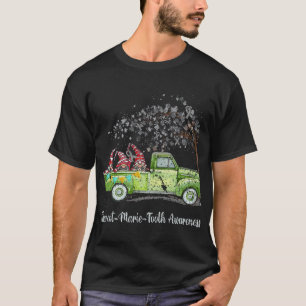 Gnomes Riding Truck Charcot Marie Tooth Awareness T-Shirt