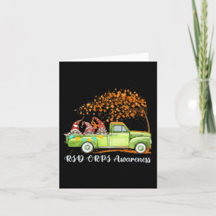 Gnomes Riding Truck RSD CRPS Awareness  Card