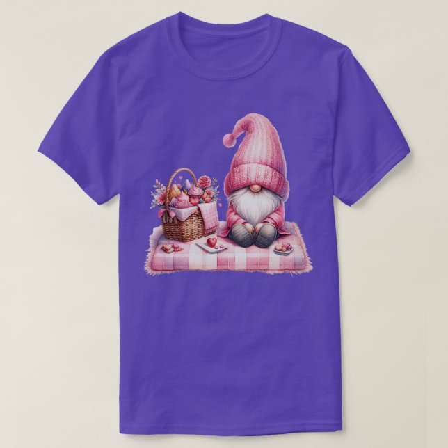 Gnomes T Shirt Valentine T shirt For Women (Design Front)