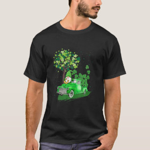 Gnomes Truck Riding Green St Patrick's Day Gnome S T-Shirt