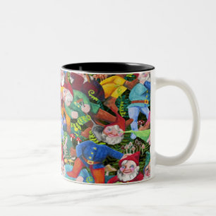 Gnomes Two-Tone Coffee Mug