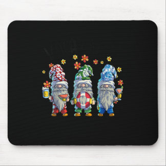 Gnomes Vacay Mode Women Summer Vacation Beach Hawa Mouse Pad