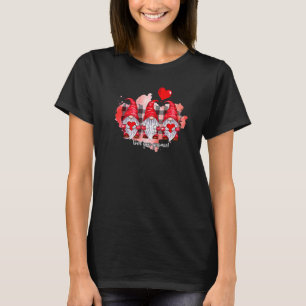 Gnomes Valentine's Day Love Your Gnomies Holding H T-Shirt