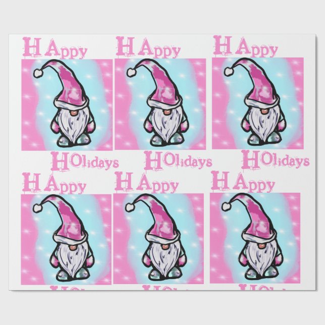 GNOMES WRAPPING PAPER (Flat)