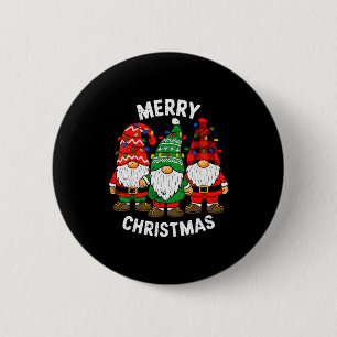 Gnomes Xmas Funny Merry Christmas Squad For Men Wo 6 Cm Round Badge