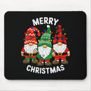 Gnomes Xmas Funny Merry Christmas Squad For Men Wo Mouse Pad