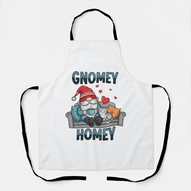 Gnomey homey gnome at home apron (Front)