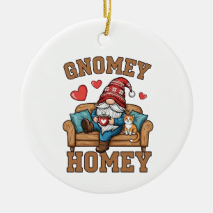 Gnomey homey gnome at home design ceramic tree decoration