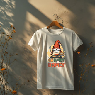 Gnomey homey pancakes design Tri-Blend shirt