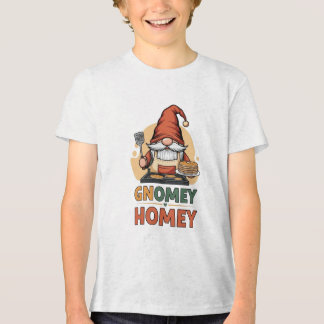 Gnomey homey pancakes design Tri-Blend shirt
